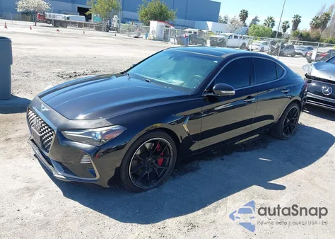 2019 Genesis G70 3.3T Advanced from USA, damaged, VIN KMTG34LE4KU018387